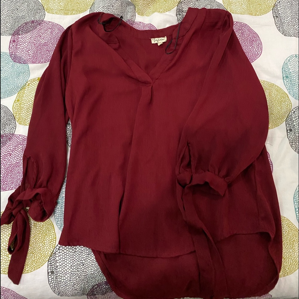 Maroon blouse
